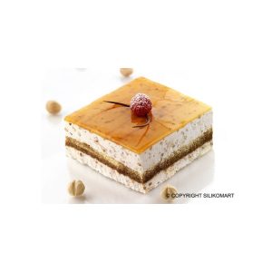 Paragourmet -  Silikomart 27516870098 Silikomart Professional Tortaflex Square Mold Size 160mm X 160 Mm X 50 Mm Volume 1273 Ml Silikomart Silic