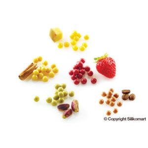 Paragourmet -  Silikomart 36203870065 Silikomart Professional Silicone Mold Mini Pearl 7 Mm X 630 Mm 075ml 228 Cavity Micro Silicone Molds[1]