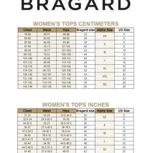 Paragourmet -  Size Chart Bragard Womens Top