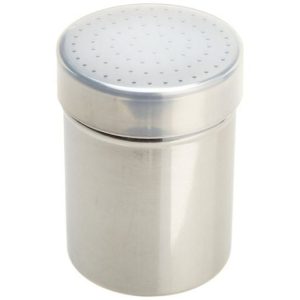 Paragourmet –  Ateco 1349 August Thomsen 10 Oz Stainless Steel Shaker With Fine Hole Top And Plastic Lid[1]