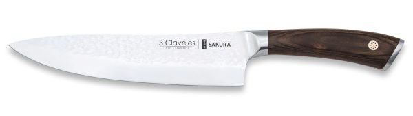 Paragourmet -  01019 3Claveles Cuchillo Cocinero Sakura A